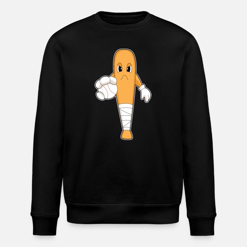 Baseball Batte de baseball - Sweat bio ROLLER Stanley/Stella Unisexe - noir