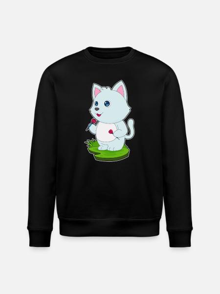 Fléchette de chat - Sweat bio ROLLER Stanley/Stella Unisexe - noir