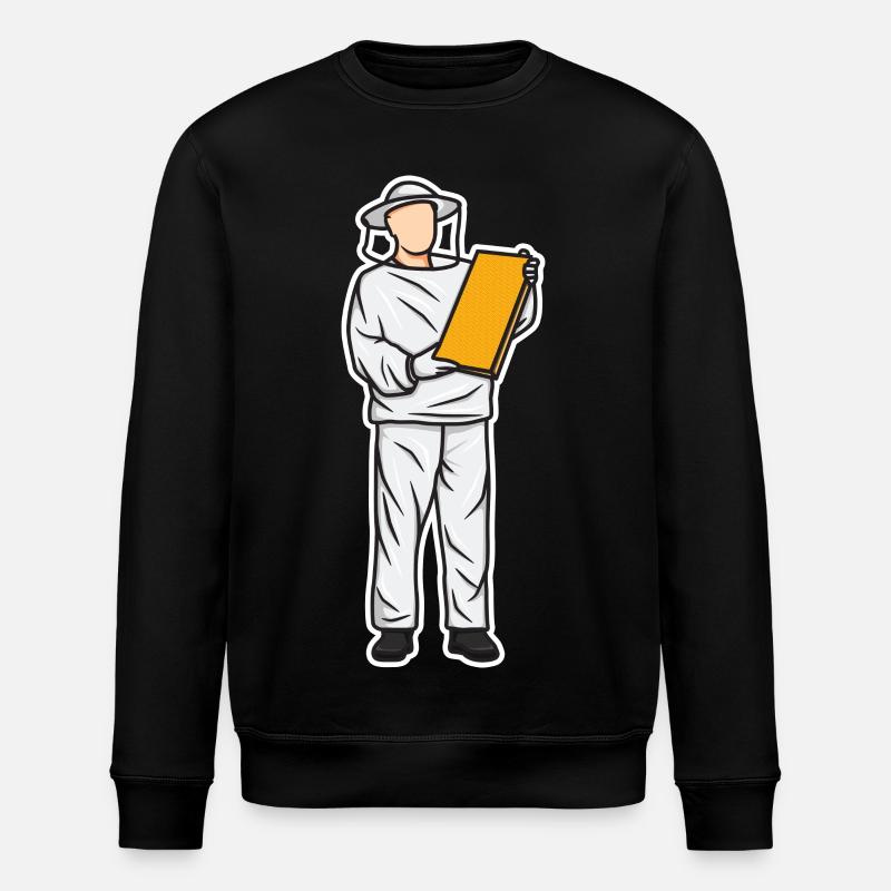 Funny beekeeper kid - Stanley/Stella ROLLER Unisex Organic Sweatshirt - black