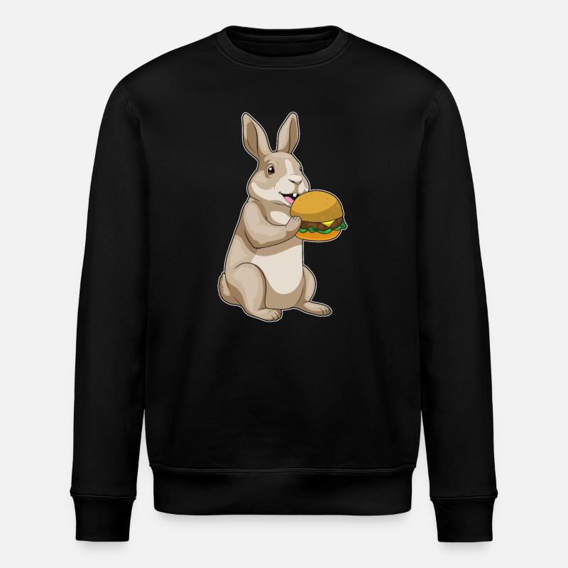 Bunny Cheeseburger - Sweat bio ROLLER Stanley/Stella Unisexe - noir