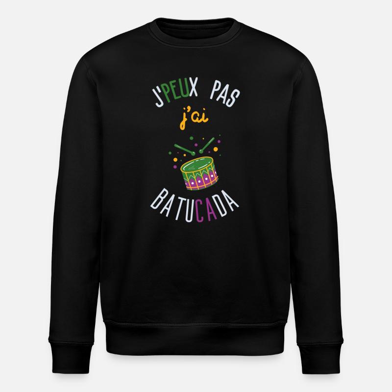 I can't I have built - Stanley/Stella ROLLER Unisex Organic Sweatshirt - black