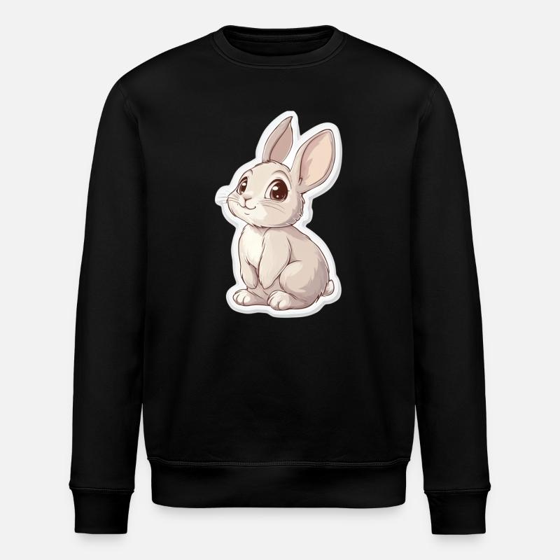 Hase - Stanley/Stella Unisex Bio-Sweatshirt ROLLER - Schwarz