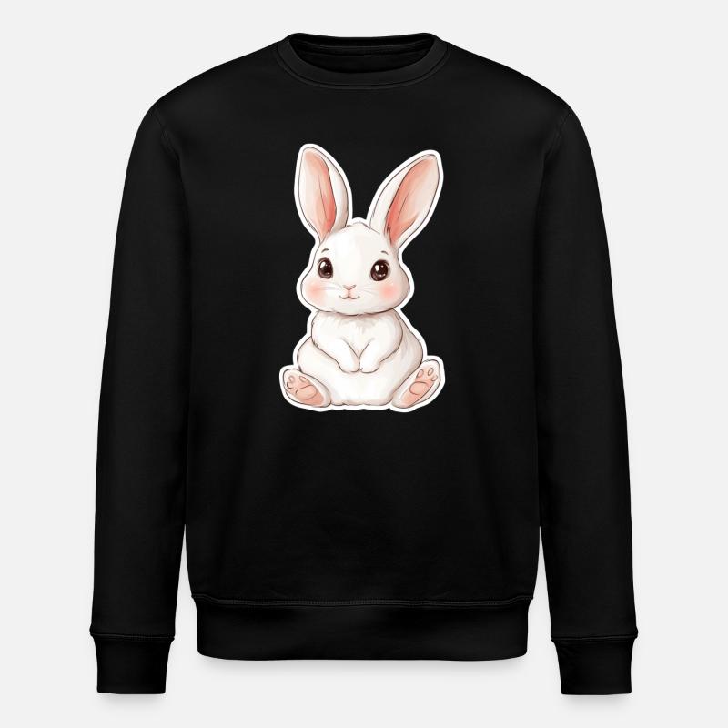 Hare - Stanley/Stella ROLLER Unisex Organic Sweatshirt - black