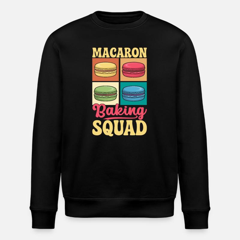 Macaron Desserts Français - Sweat bio ROLLER Stanley/Stella Unisexe - noir