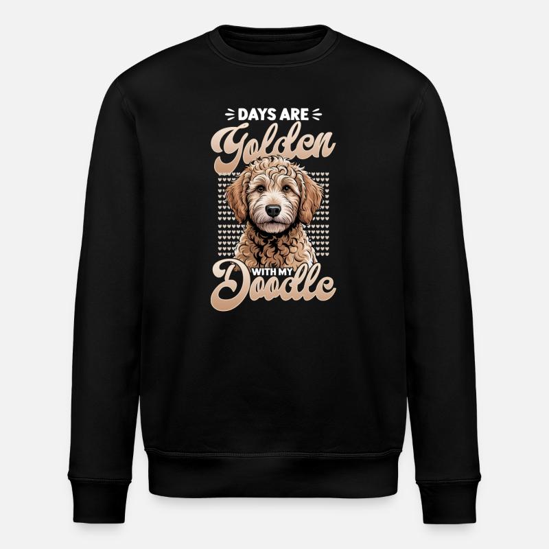 Race de chien Goldendoodle - Sweat bio ROLLER Stanley/Stella Unisexe - noir