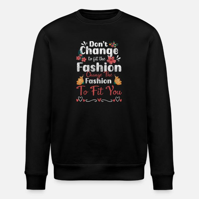 Mode Neumodisch Schmuck - Stanley/Stella Unisex Bio-Sweatshirt ROLLER - Schwarz