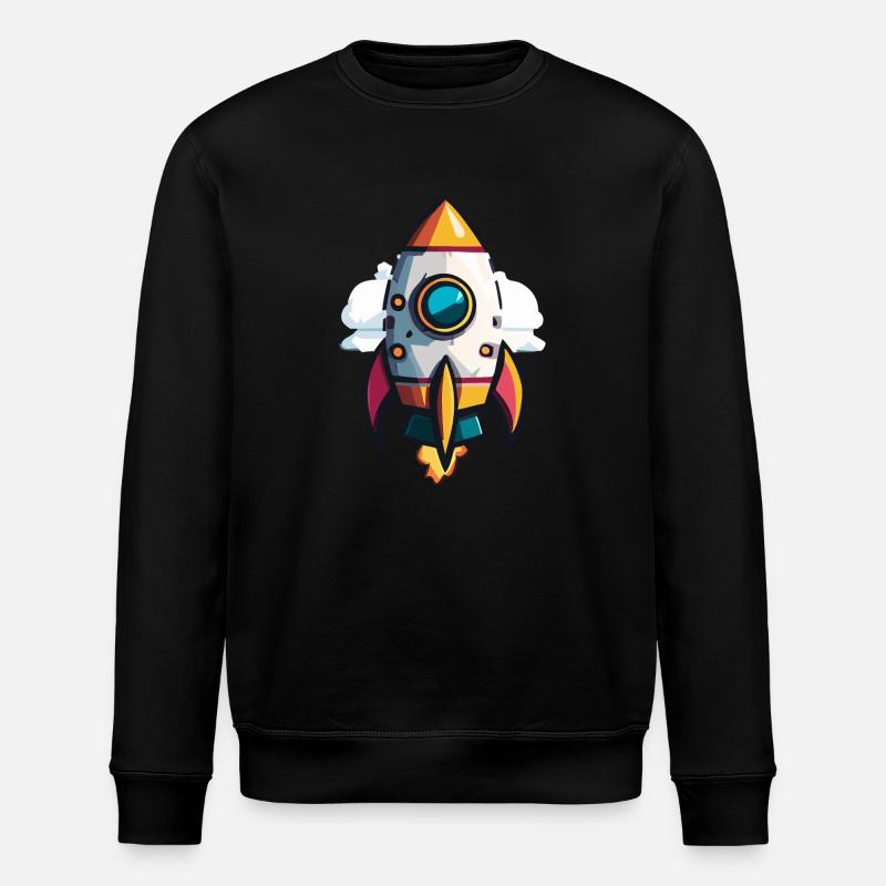 Fusée - Sweat bio ROLLER Stanley/Stella Unisexe - noir