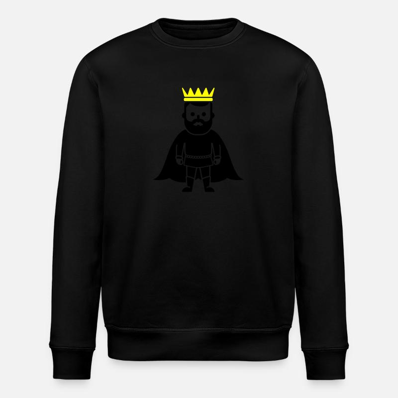 King - Stanley/Stella ROLLER Unisex Organic Sweatshirt - black