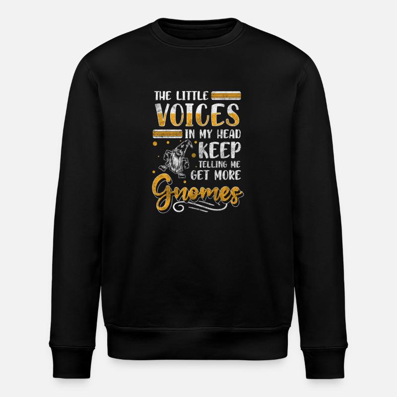 Zwerg Garten - Stanley/Stella Unisex Bio-Sweatshirt ROLLER - Schwarz
