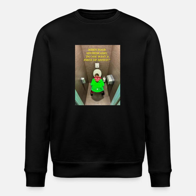 Wenn deine Mutter fragt, - Stanley/Stella Unisex Bio-Sweatshirt ROLLER - Schwarz