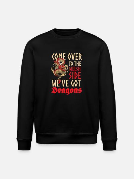 Dragon Medieval Fairy Tale China - Stanley/Stella ROLLER Unisex Organic Sweatshirt - black