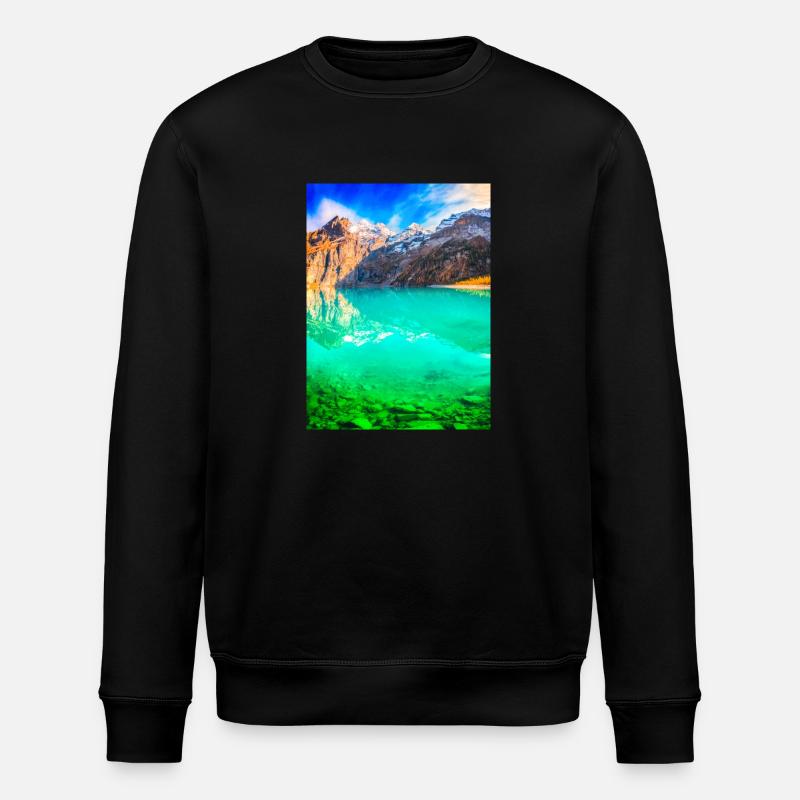 LAC PARADISE - Sweat bio ROLLER Stanley/Stella Unisexe - noir