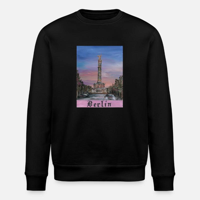 Triumphal column - Stanley/Stella ROLLER Unisex Organic Sweatshirt - black