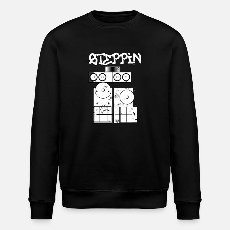 Soundsystem Steppin - Stanley/Stella ROLLER Unisex Organic Sweatshirt - black