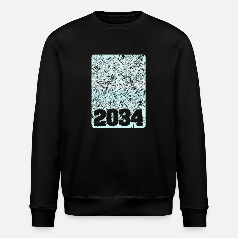 Nummer 2034 - Stanley/Stella Unisex Bio-Sweatshirt ROLLER - Schwarz