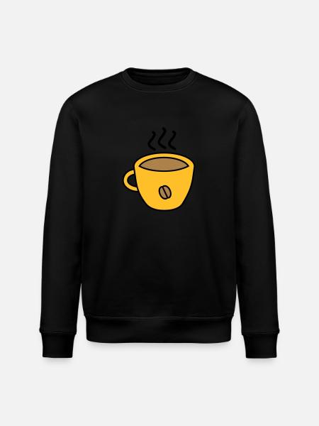 coffee - Stanley/Stella Unisex Bio-Sweatshirt ROLLER - Schwarz