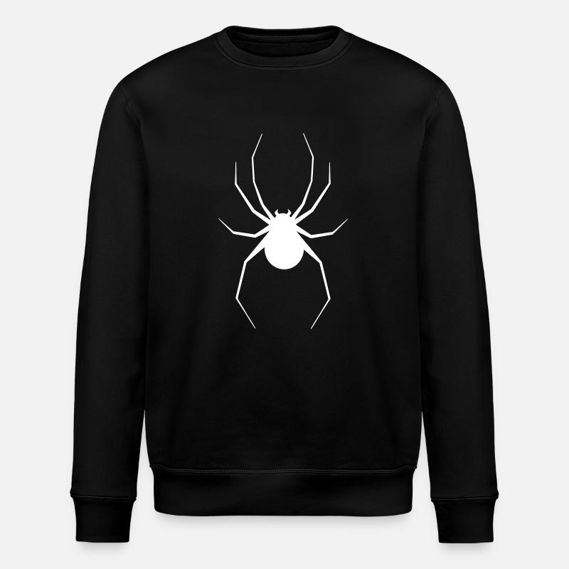 Spinne - Stanley/Stella Unisex Bio-Sweatshirt ROLLER - Schwarz