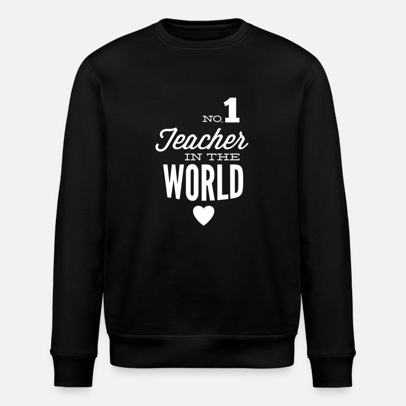 Meilleurs professeurs dans le monde - Sweat bio ROLLER Stanley/Stella Unisexe - noir