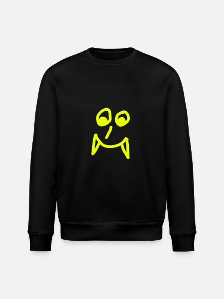 Vampire's face - Stanley/Stella ROLLER Unisex Organic Sweatshirt - black