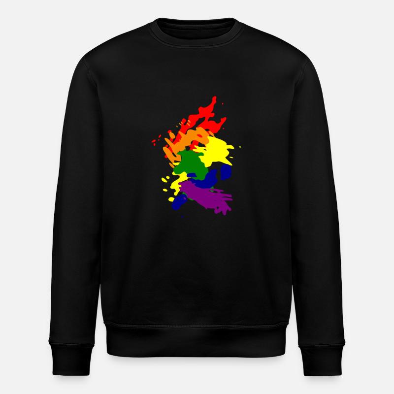 regenbogen - Stanley/Stella Unisex Bio-Sweatshirt ROLLER - Schwarz