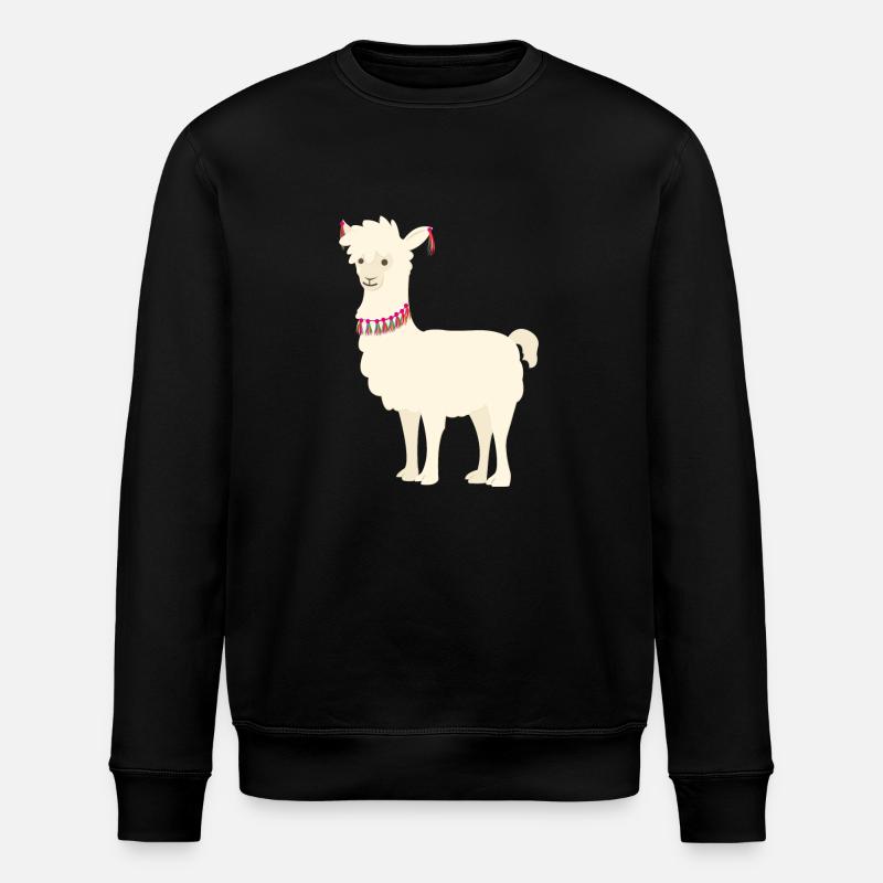 Lama - Stanley/Stella Unisex Bio-Sweatshirt ROLLER - Schwarz