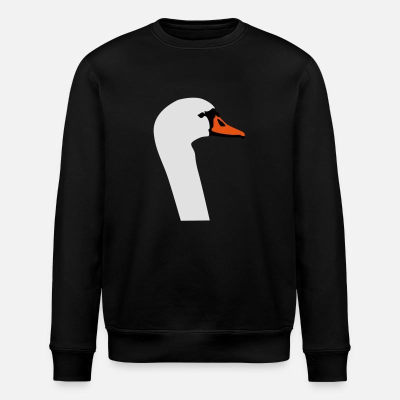 Schwan - Stanley/Stella Unisex Bio-Sweatshirt ROLLER - Schwarz