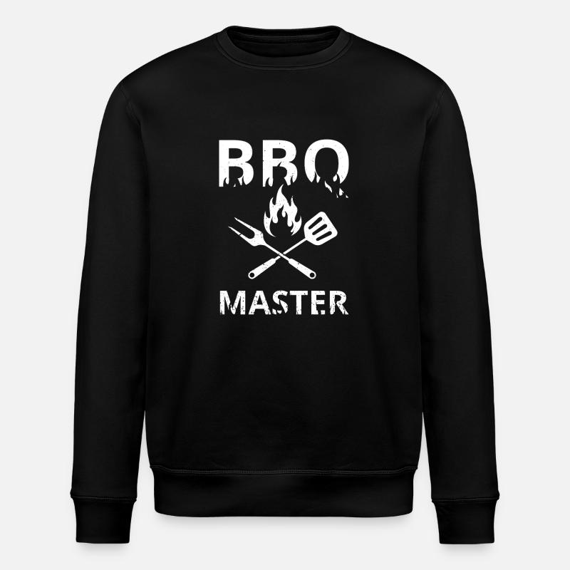 BBQ-Meister - Stanley/Stella Unisex Bio-Sweatshirt ROLLER - Schwarz