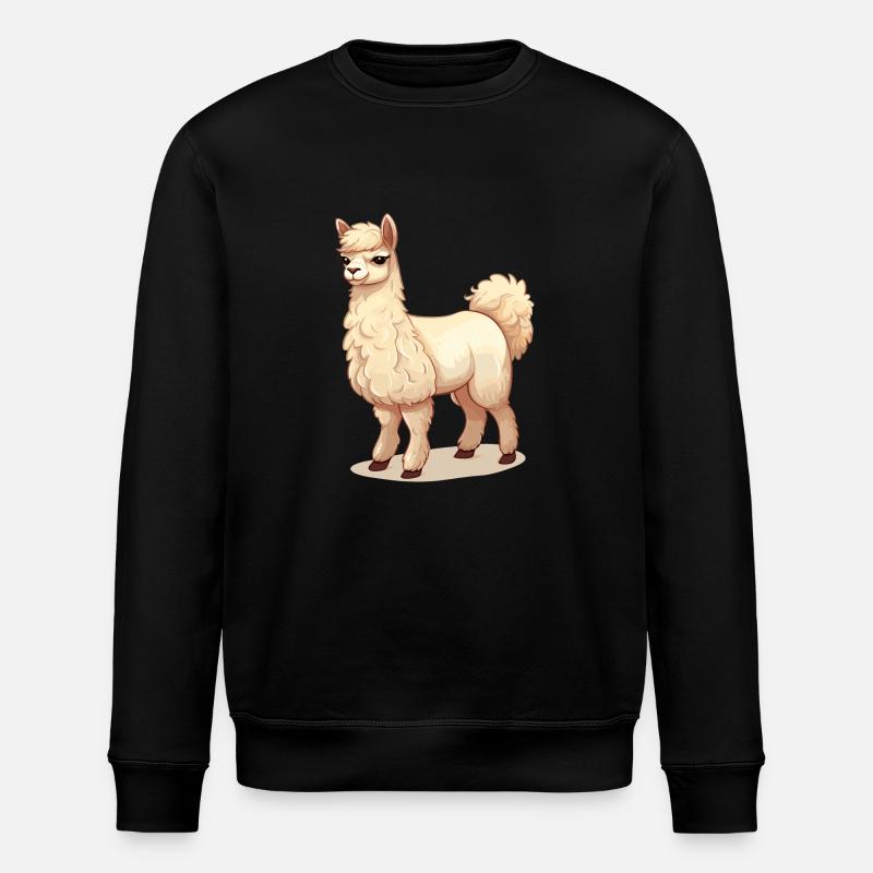Alpaga et lama - Sweat bio ROLLER Stanley/Stella Unisexe - noir