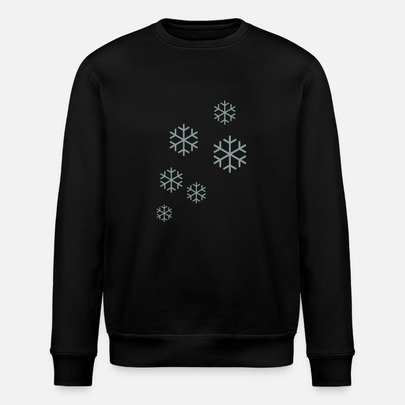 flocon de neige - Sweat bio ROLLER Stanley/Stella Unisexe - noir