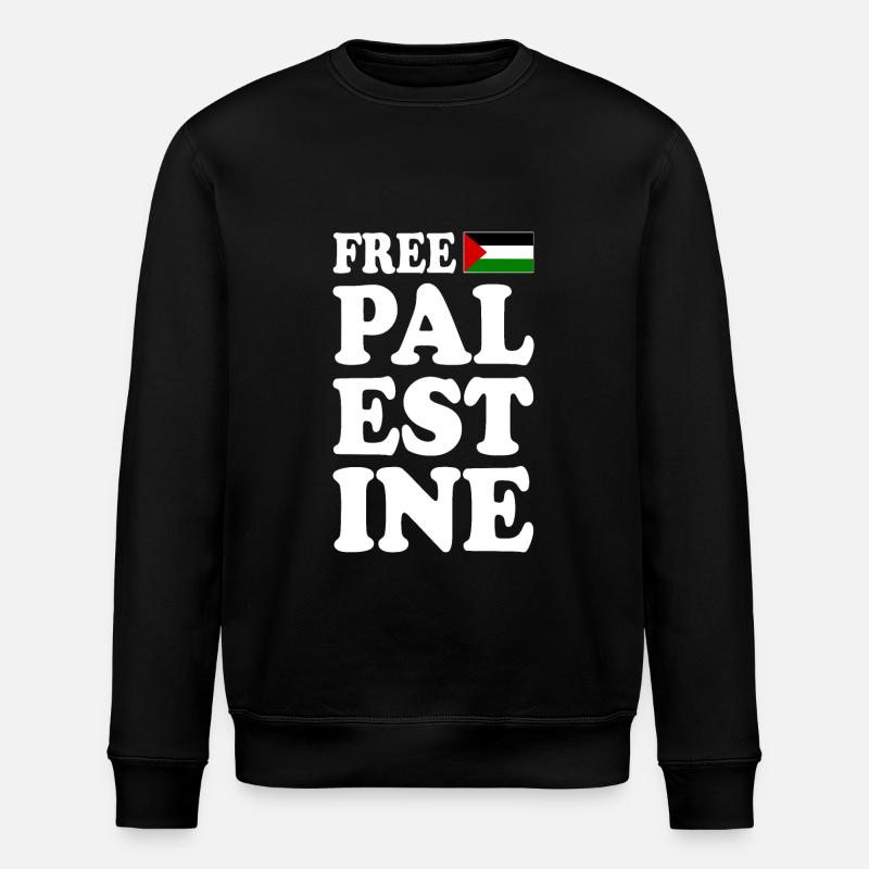 Free palestine - Sweat bio ROLLER Stanley/Stella Unisexe - noir