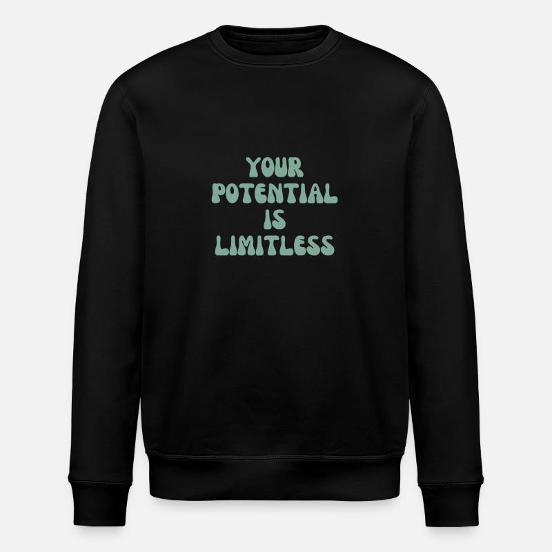 Your potential is limitless - Stanley/Stella Unisex Bio-Sweatshirt ROLLER - Schwarz