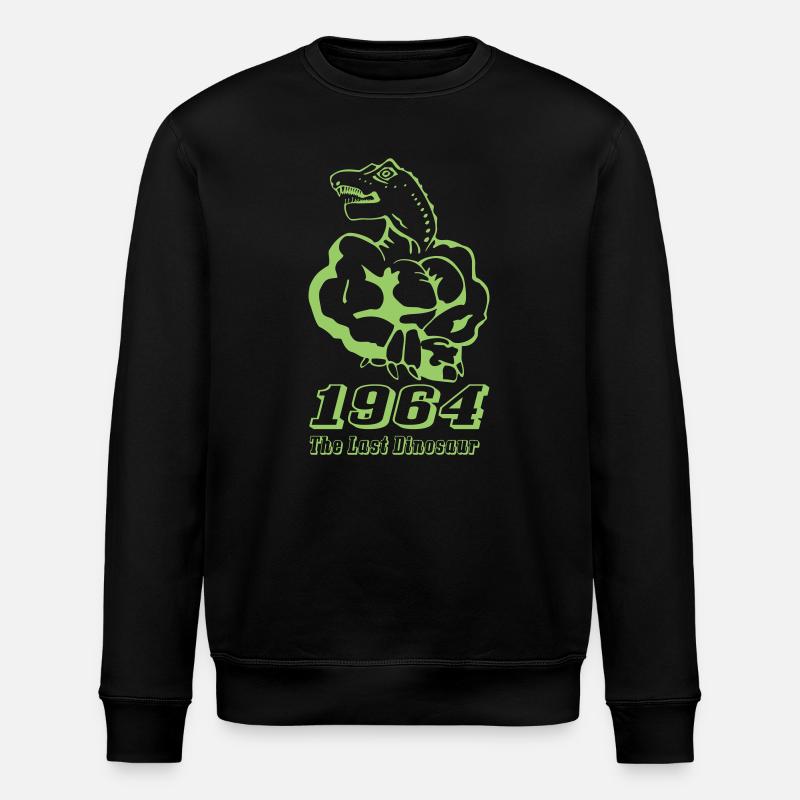 Année de naissance1964 Dinosaure monochrome - Sweat bio ROLLER Stanley/Stella Unisexe - noir