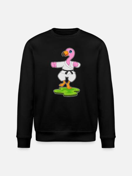 Flamingo Karate Martial Arts - Stanley/Stella ROLLER Unisex Organic Sweatshirt - black