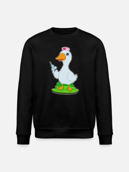 Infirmière Canard Vie Quotidienne - Sweat bio ROLLER Stanley/Stella Unisexe - noir