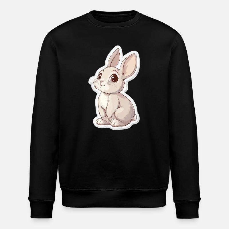 Lièvre - Sweat bio ROLLER Stanley/Stella Unisexe - noir