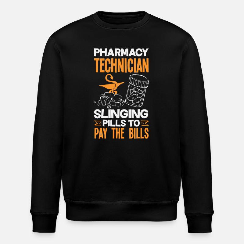 Apotheker Pharmazeutisch-technischer - Stanley/Stella Unisex Bio-Sweatshirt ROLLER - Schwarz