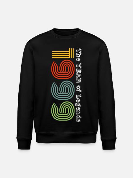 Millésime 1999 - Sweat bio ROLLER Stanley/Stella Unisexe - noir