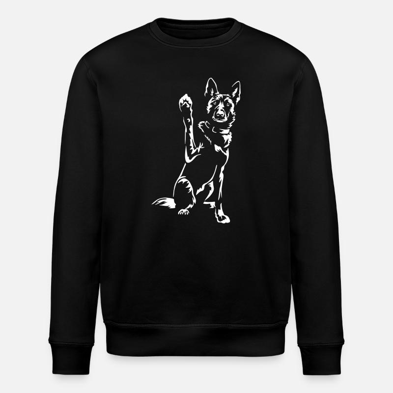 Hollandse Herder "Black Edition" - Stanley/Stella ROLLER Unisex Organic Sweatshirt - black