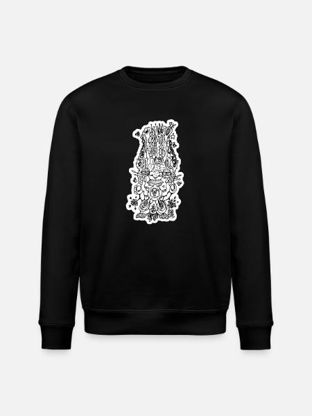 Shaman Head (contour) - Sweat bio ROLLER Stanley/Stella Unisexe - noir