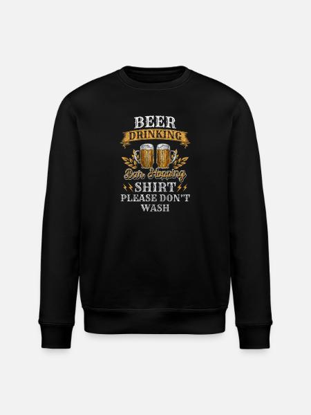 Party, Drinking, Wine, Drinks - Stanley/Stella ROLLER Unisex Organic Sweatshirt - black