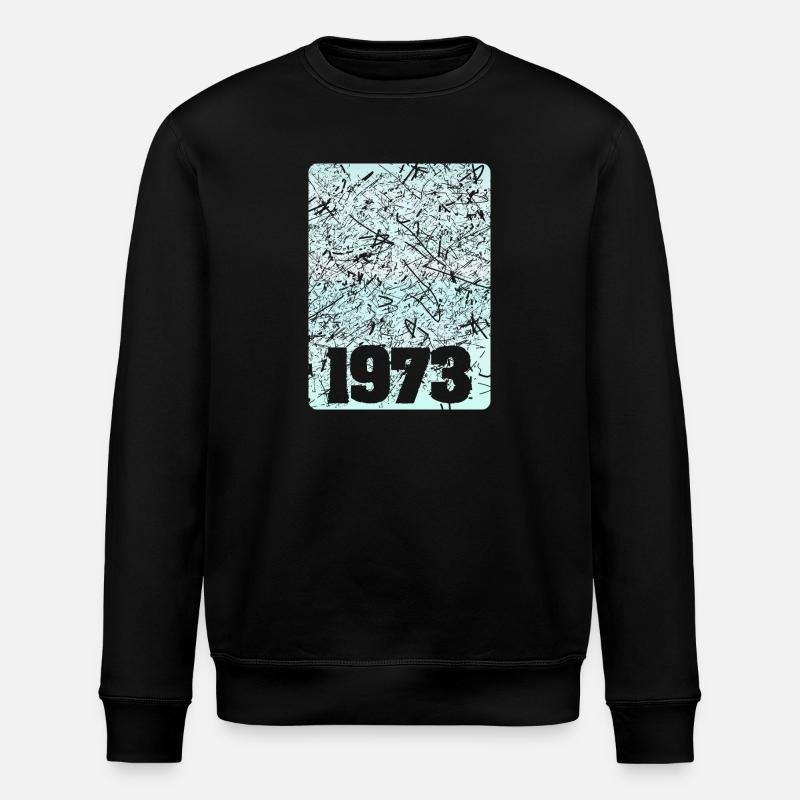 Année 1973 - Sweat bio ROLLER Stanley/Stella Unisexe - noir