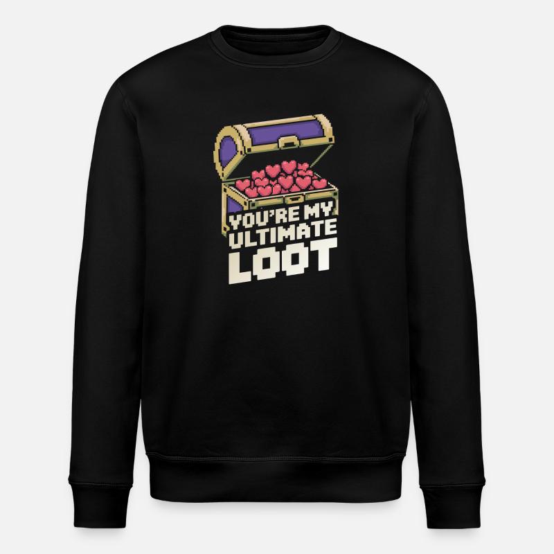 Tu es mon butin ultime - Sweat bio ROLLER Stanley/Stella Unisexe - noir