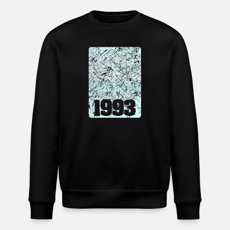 1993 - Stanley/Stella ROLLER Unisex Organic Sweatshirt - black