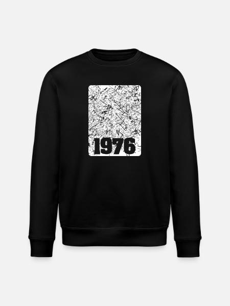 Nummer 1976 - Stanley/Stella Unisex Bio-Sweatshirt ROLLER - Schwarz