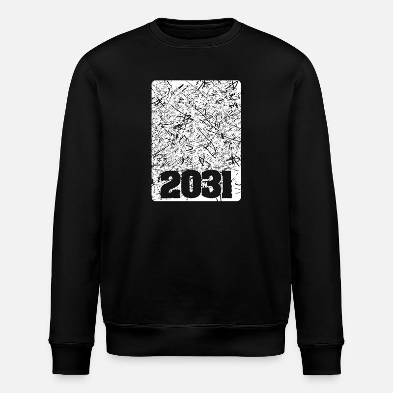 Année 2031 - Sweat bio ROLLER Stanley/Stella Unisexe - noir