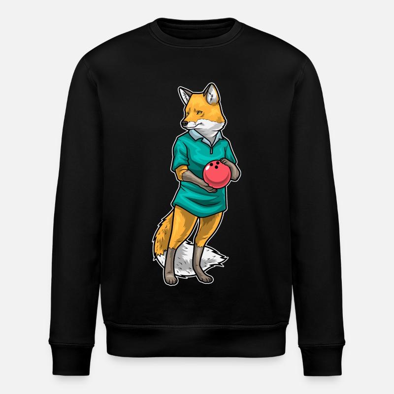 Fuchs Bowling Bowlingkugel - Stanley/Stella Unisex Bio-Sweatshirt ROLLER - Schwarz