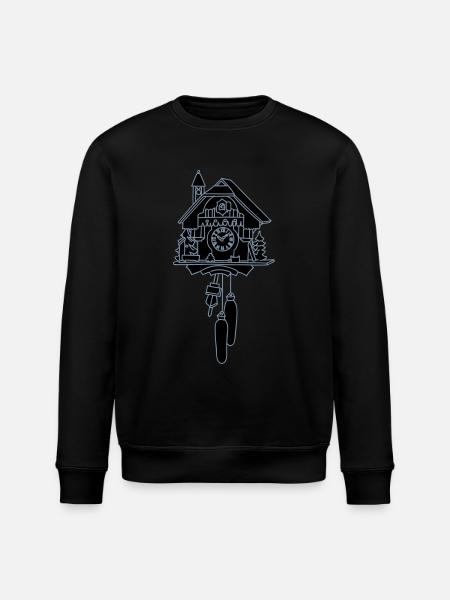 Kuckucksuhr 2 - Stanley/Stella Unisex Bio-Sweatshirt ROLLER - Schwarz