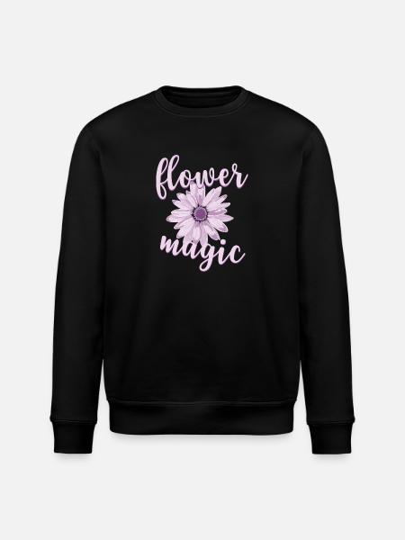 Flower Magic - Stanley/Stella Unisex Bio-Sweatshirt ROLLER - Schwarz