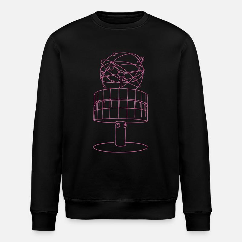 Weltzeituhr in Berlin - Stanley/Stella Unisex Bio-Sweatshirt ROLLER - Schwarz