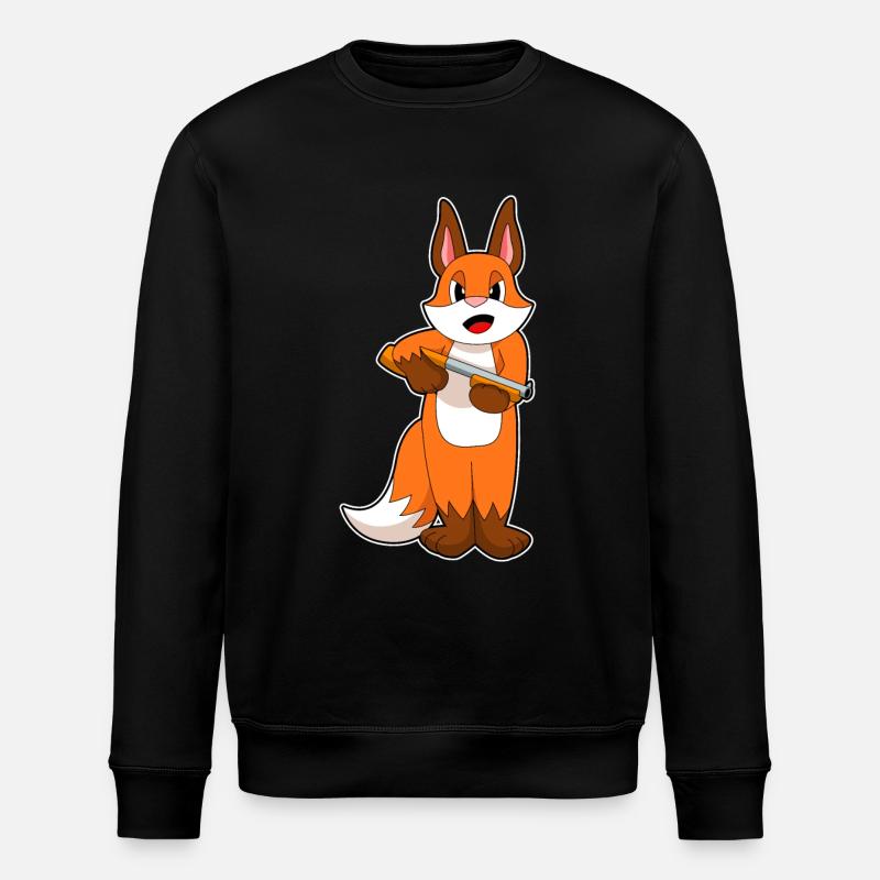 Fuchs Schrotflinte - Stanley/Stella Unisex Bio-Sweatshirt ROLLER - Schwarz